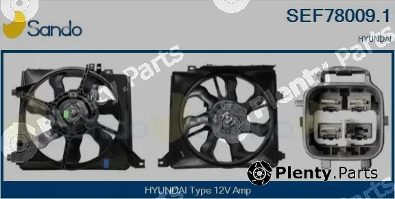 Sando SEF78009.1 — Electric Motor, radiator fan