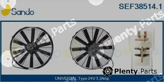 Sando SEF38514.1 — Electric Motor, radiator fan