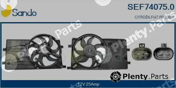 Sando SEF74075.0 — Electric Motor, radiator fan