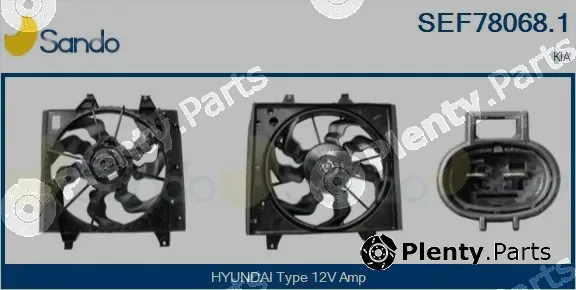 Sando SEF78068.1 — Electric Motor, radiator fan