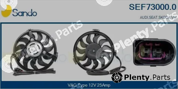 Sando SEF73000.0 — Electric Motor, radiator fan