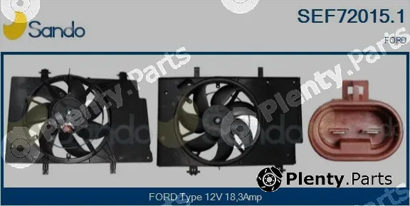 Sando SEF72015.1 — Electric Motor, radiator fan