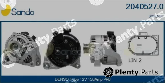 Sando 2040527.0 — Alternator