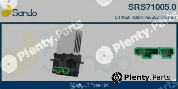 Sando SRS71005.0 — Resistor, interior blower