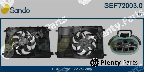 Sando SEF72003.0 — Electric Motor, radiator fan