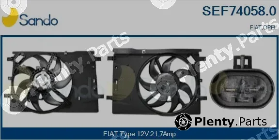 Sando SEF74058.0 — Electric Motor, radiator fan
