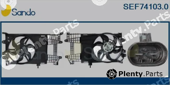 Sando SEF74103.0 — Electric Motor, radiator fan