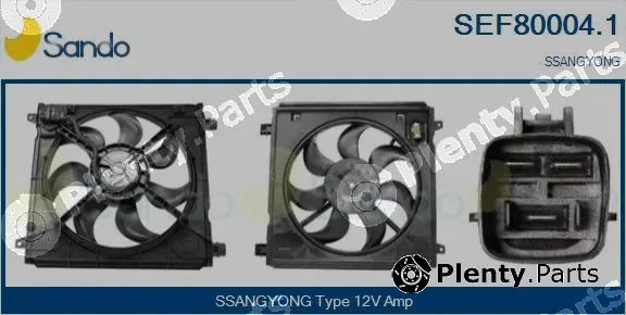 Sando SEF80004.1 — Electric Motor, radiator fan