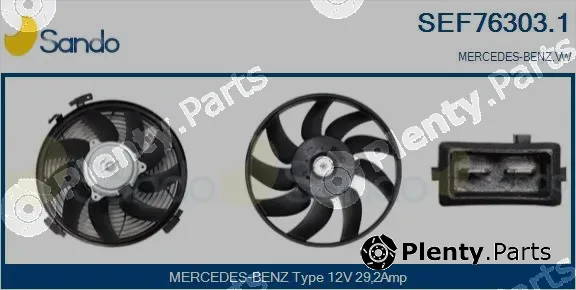 Sando SEF76303.1 — Fan, engine cooling