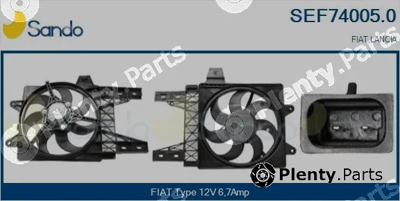 Sando SEF74005.0 — Electric Motor, radiator fan