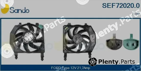Sando SEF72020.0 — Electric Motor, radiator fan