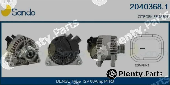Sando 2040368.1 — Alternator
