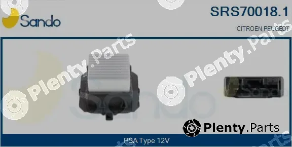 Sando SRS70018.1 — Resistor, interior blower