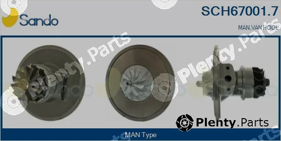 Sando SCH67001.7 — Core assembly, turbocharger