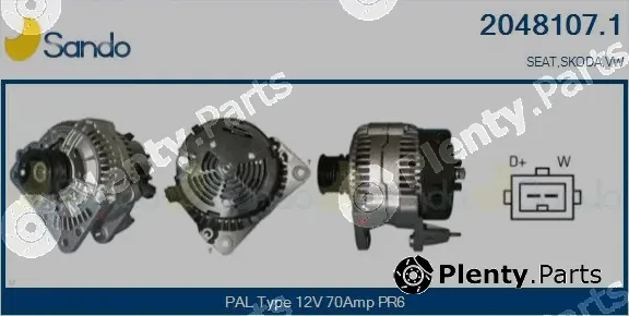 Sando 2048107.1 — Alternator