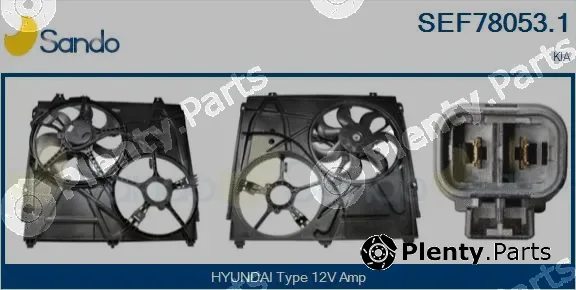 Sando SEF78053.1 — Electric Motor, radiator fan