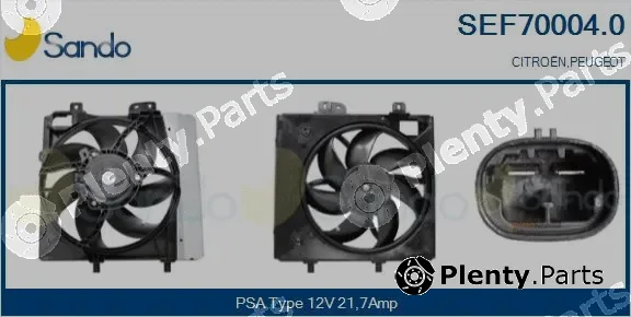 Sando SEF70004.0 — Electric Motor, radiator fan