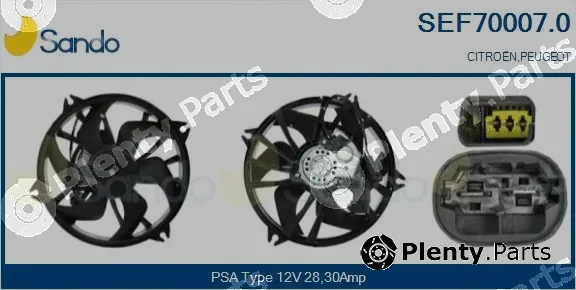 Sando SEF70007.0 — Electric Motor, radiator fan