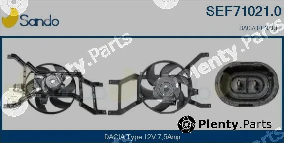 Sando SEF71021.0 — Electric Motor, radiator fan