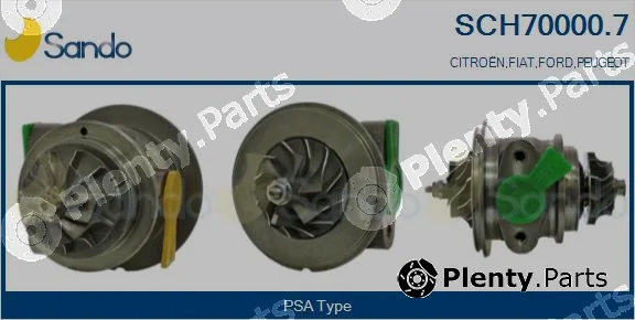 Sando SCH70000.7 — Core assembly, turbocharger