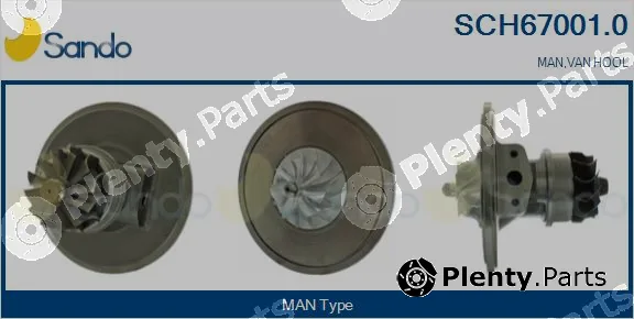 Sando SCH67001.0 — Core assembly, turbocharger