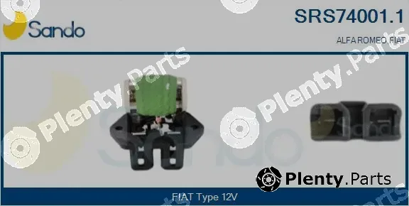 Sando SRS74001.1 — Series resistor, electric motor (radiator fan)