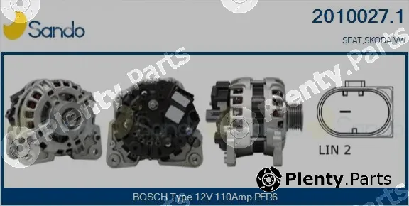 Sando 2010027.1 — Alternator