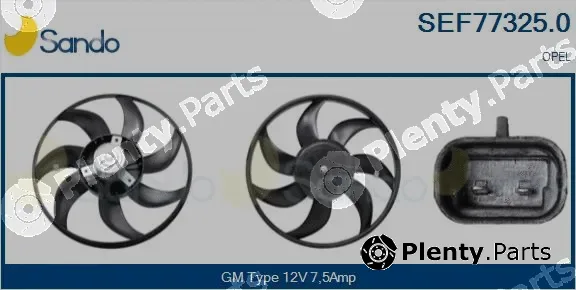 Sando SEF77325.0 — Fan, engine cooling