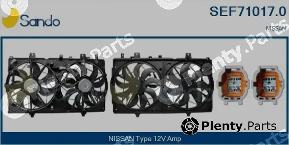 Sando SEF71017.0 — Electric Motor, radiator fan
