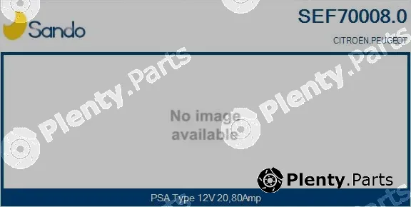 Sando SEF70008.0 — Electric Motor, radiator fan