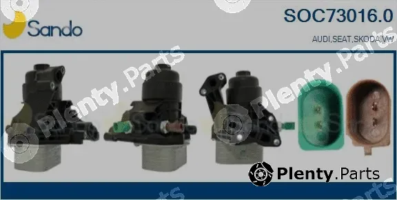 Sando SOC73016.0 — Oil Cooler, engine oil