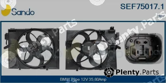 Sando SEF75017.1 — Electric Motor, radiator fan