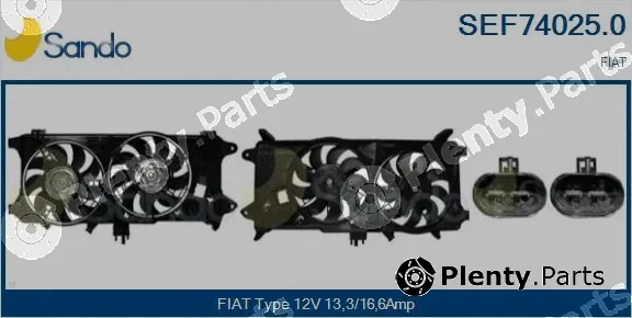 Sando SEF74025.0 — Electric Motor, radiator fan