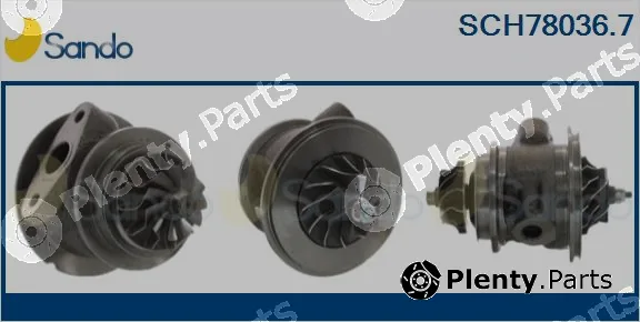 Sando SCH78036.7 — Core assembly, turbocharger