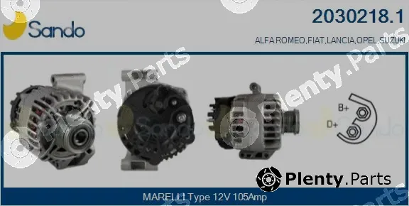 Sando 2030218.1 — Alternator