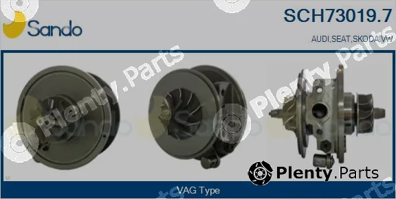 Sando SCH73019.7 — Core assembly, turbocharger