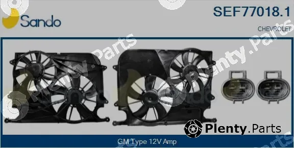 Sando SEF77018.1 — Electric Motor, radiator fan