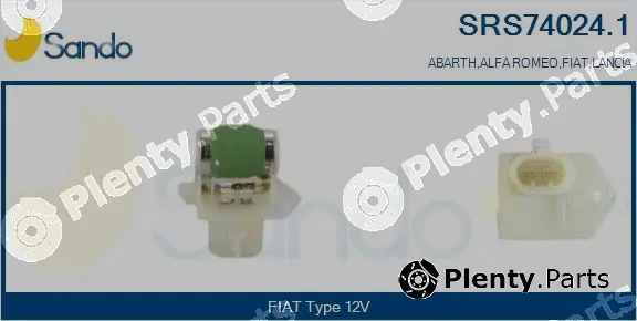 Sando SRS74024.1 — Series resistor, electric motor (radiator fan)