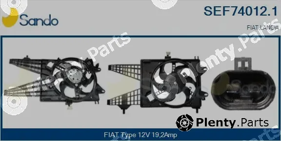 Sando SEF74012.1 — Electric Motor, radiator fan