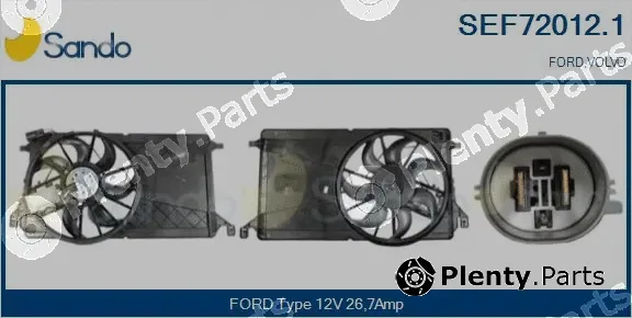Sando SEF72012.1 — Electric Motor, radiator fan