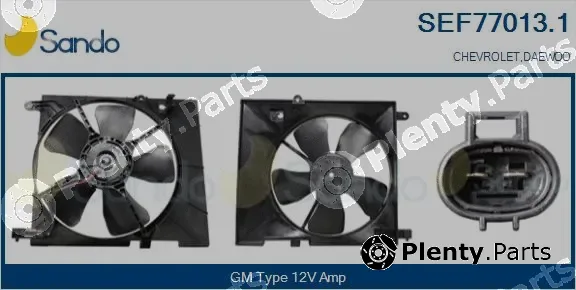 Sando SEF77013.1 — Electric Motor, radiator fan