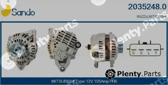 Sando 2035248.0 — Alternator