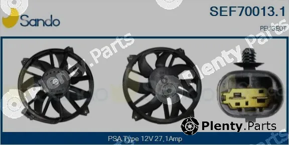 Sando SEF70013.1 — Electric Motor, radiator fan