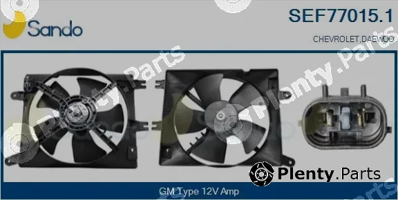 Sando SEF77015.1 — Electric Motor, radiator fan