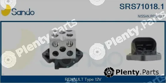 Sando SRS71018.1 — Series resistor, electric motor (radiator fan)