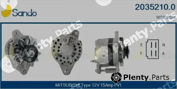 Sando 2035210.0 — Alternator
