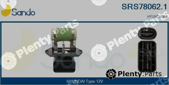 Sando SRS78062.1 — Series resistor, electric motor (radiator fan)