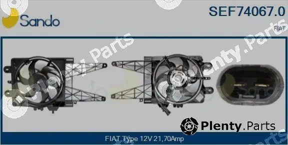 Sando SEF74067.0 — Electric Motor, radiator fan