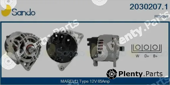 Sando 2030207.1 — Alternator