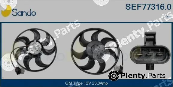 Sando SEF77316.0 — Fan, engine cooling